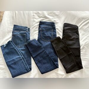 Gap Skinny Jeans - Blue and Black -size 8
